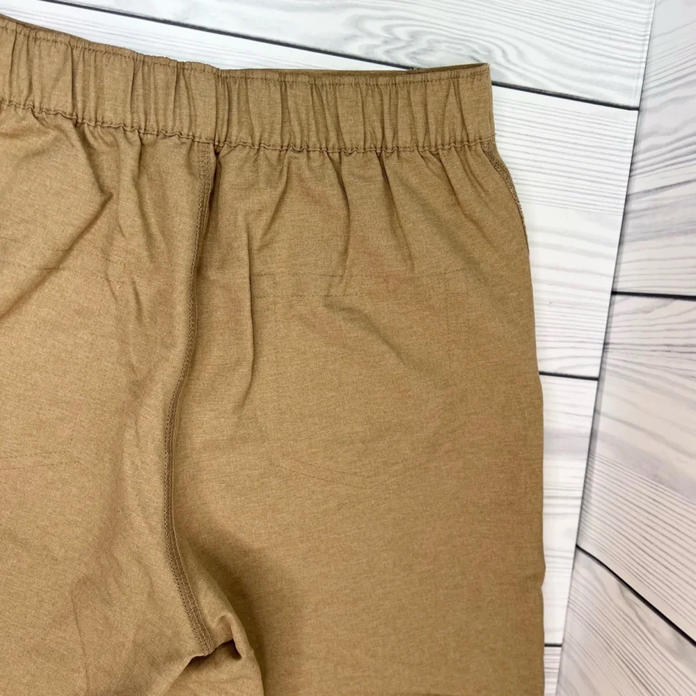 Boys' Adaptive Dry Fit Shorts - Cat & Jack-Heathered Brown